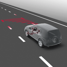 LDA alerta de cambio de carril